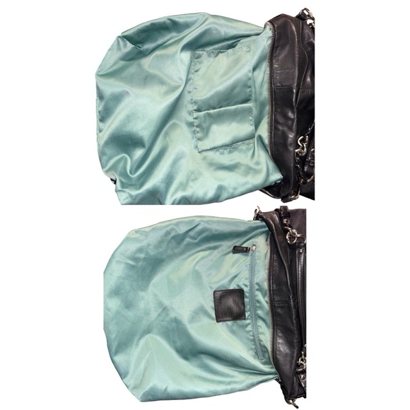 Coach Y2K Brook hobo shoulder bag in black leather style no 14821 - Picture 6 of 10